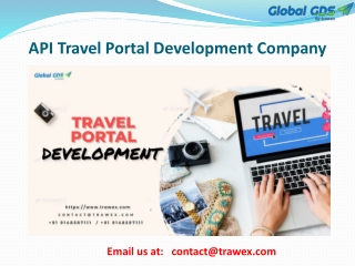 API Travel Portal Development Company
