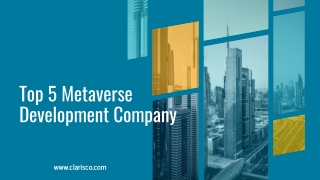 Top 5 Metaverse Development Company