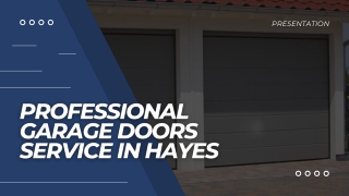 Professional Garage Doors Service in Hayes