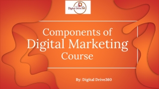 Components of Digital Marketing Course