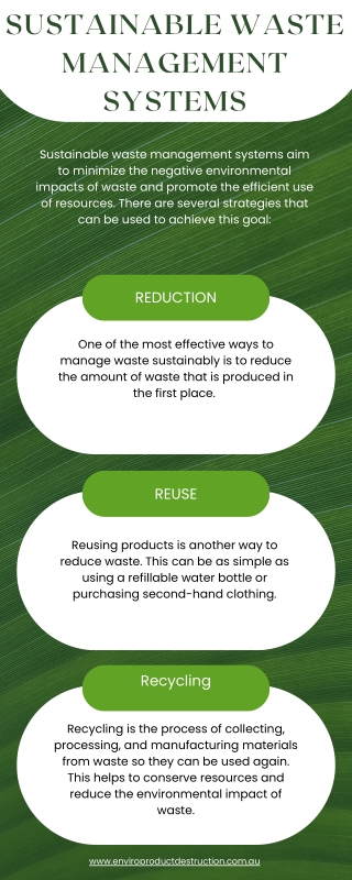 sustainable waste management systems