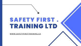 Walkie Rider Training Course at Safetyfirsttraining.ca