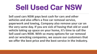 Cash For Cars in Bankstown