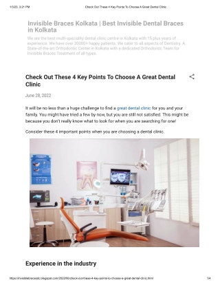 How to choose a great dental clinic