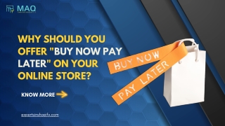 Benefits of offering "Buy Now Pay Later" On Your Online Store