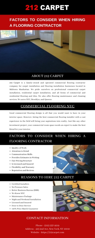 Factors to Consider When Hiring a Flooring Contractor