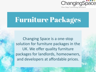 Furniture Packages