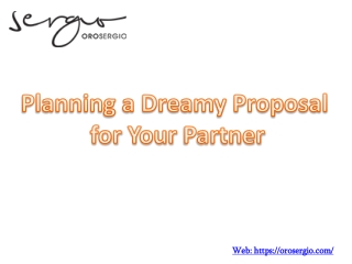 Planning a Dreamy Proposal for Your Partner