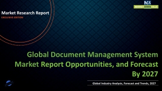 Document Management System Market Worth US$ 8.94 billion in 2027