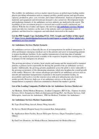 Air Ambulance Services Market