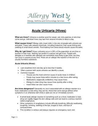 Allergist Westford MA | Allergy West