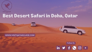 Best Desert Safari in Doha, Qatar