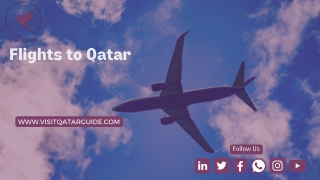 Flights to Qatar
