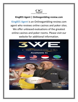 King855 Agent  Onlinegambling-review.com