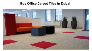 Buy Office Carpet Tiles in Dubai