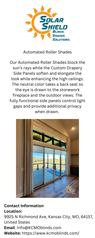 Automated Roller Shades