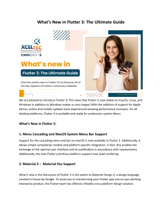 What’s New in Flutter 3_ The Ultimate Guide
