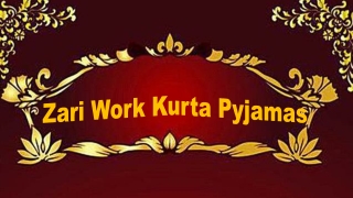 Zari Work Kurta Pyjamas