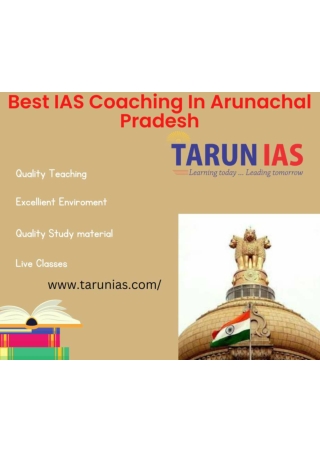 Top IAS Coaching In Arunachal Pradesh
