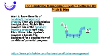 Top Candidate Management System Software By Pitch N Hire