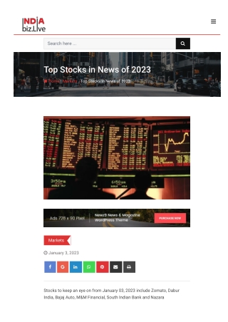 Top Stocks in News of 2023 