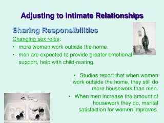 Adjusting to Intimate Relationships