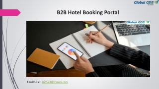 B2B Hotel Booking Portal