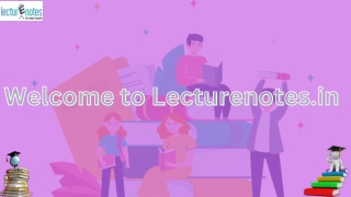 Online Study Guides & Notes of APJ Abdul Kalam Technological University