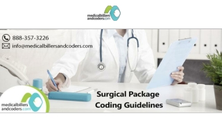 Surgical Package Coding Guidelines