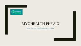 Physiotherapist | Myohealthphysio.com