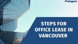 Steps for office lease in Vancouver