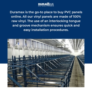 moisture-resistant PVC dairy vinyl panels