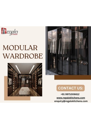 Modular Wardrobe in Gurgaon | Best Modular Wardrobe | Regalokitchens