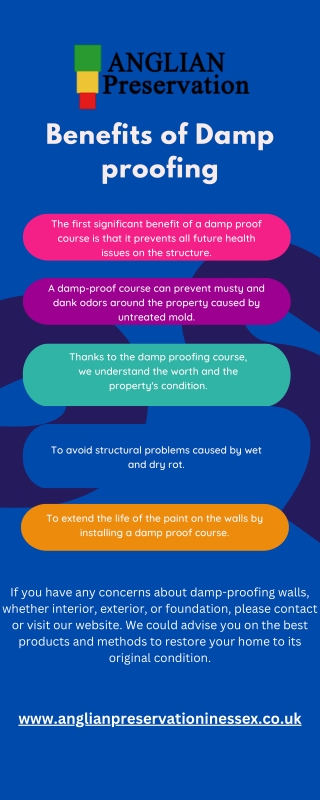 Benefits Of Damp proofing Essex