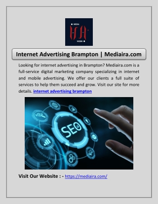 Internet Advertising Brampton | Mediaira.com