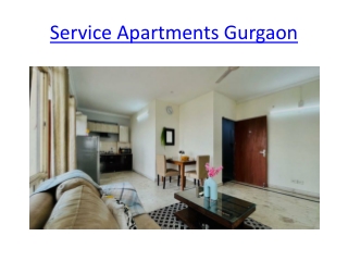 Service Apartments Gurgaon