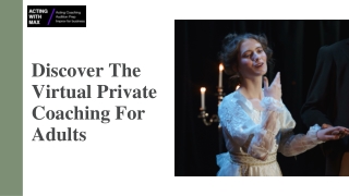 Discover The Virtual Private Coaching For Adults