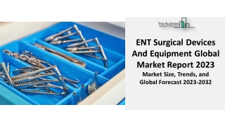 ENT Surgical Devices And Equipment Market By Product, Modality, Outlook 2032