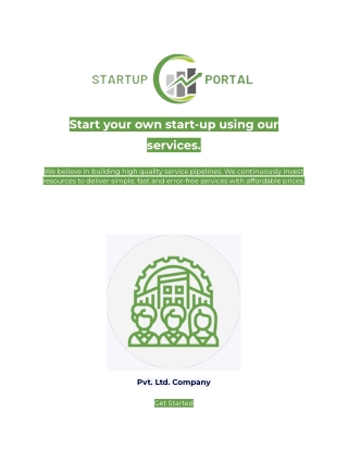 Start your own start-up using our services in Pune | Govind S. Jethani & Nikhil