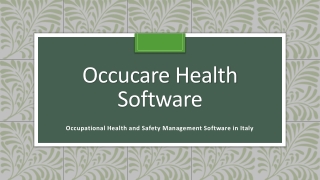 Occupational Health and Safety Management Software in Italy