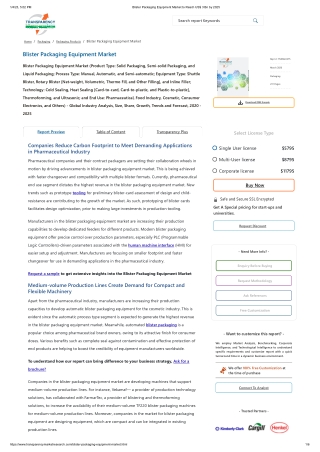 Blister Packaging Equipment Market to Reach US$ 3 Bn by 2025