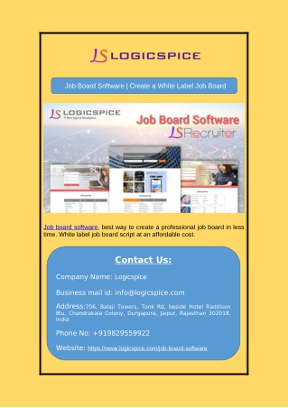 Job Board Software | Create a White Label Job Board