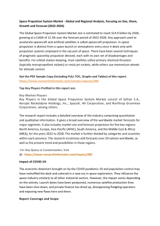 Space Propulsion System Market