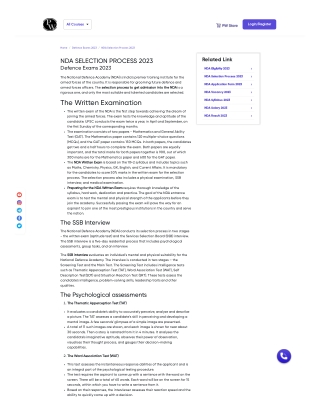 NDA Exam 2023: Selection Process | Download Pdf