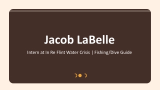Jacob LaBelle - Provides Consultation in Leadership