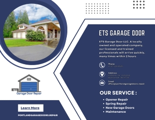 ETS Garage Door Of Portland