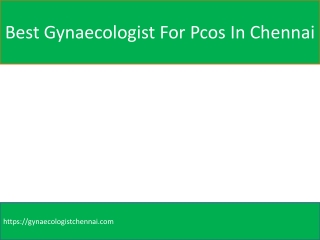 best gynaecologist for pcos in chennai