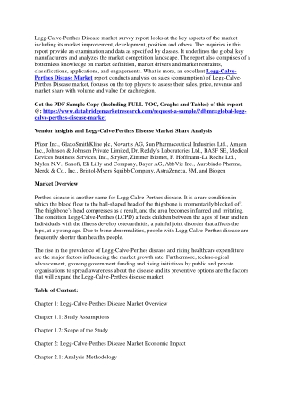 Legg-Calve-Perthes Disease Market