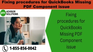 The most useful methods to resolve QuickBooks Missing PDF Component