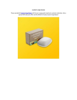 custom soap boxes